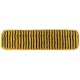 36 inch Scrubber-Grout Cleaning Pad - Gold/Black - Piped - Hook and Loop Fastener Style